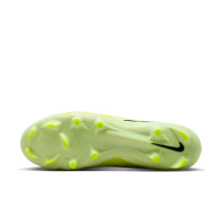 Nike Phantom 6 Low Pro Gazon Naturel Chaussures de Foot (FG) Jaune Orange Noir