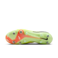 Nike Phantom 6 Low Elite IJzeren-Nop Voetbalschoenen (SG) Geel Oranje Zwart