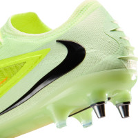 Nike Phantom 6 Low Elite IJzeren-Nop Voetbalschoenen (SG) Geel Oranje Zwart