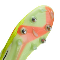 Nike Phantom 6 Low Elite IJzeren-Nop Voetbalschoenen (SG) Geel Oranje Zwart