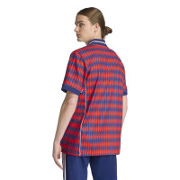 adidas Bayern München Lifestyler T-Shirt Rood Blauw Wit