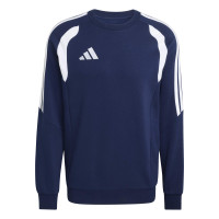 Pull adidas Tiro 26 League Crew bleu foncé et blanc
