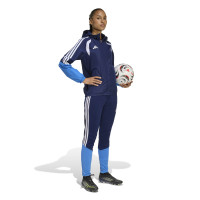 adidas Tiro 26 Competition Allweather Jack Dames Donkerblauw Blauw