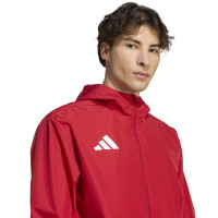 adidas Entrada 26 Allweather Trainingsjack Rood Wit