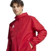 adidas Entrada 26 Allweather Trainingsjack Rood Wit