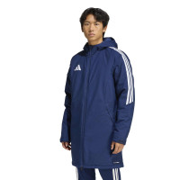 adidas Tiro 26 Lange Winterjas Donkerblauw Wit
