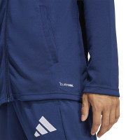 Veste d'entraînement adidas Entrada 26 bleu foncé blanc
