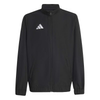 Veste d'entraînement adidas Entrada 26 pour Enfants, noir et blanc