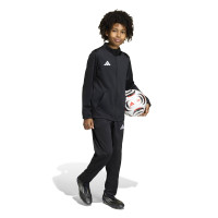 Veste d'entraînement adidas Entrada 26 pour Enfants, noir et blanc