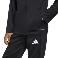 Veste d'entraînement adidas Entrada 26 pour Enfants, noir et blanc