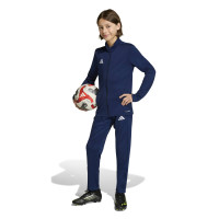 adidas Entrada 26 Trainingspak Full-Zip Kids Donkerblauw Wit