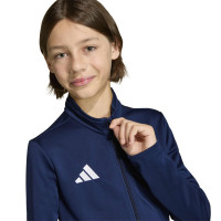 adidas Entrada 26 Trainingspak Full-Zip Kids Donkerblauw Wit