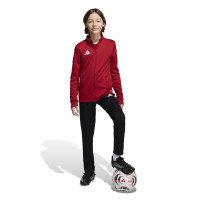 Veste d'entraînement adidas Entrada 26 pour Enfants, rouge et blanc