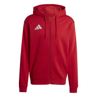 Gilet adidas Entrada 26 rouge et blanc