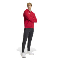 Gilet adidas Entrada 26 rouge et blanc