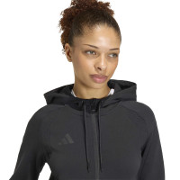 adidas Tiro Travel Joggingpak Full-Zip Dames Zwart