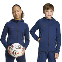 adidas Tiro Travel Sweat Vest Kids Donkerblauw