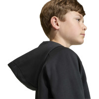 Combinaison de jogging à fermeture éclair intégrale adidas Tiro Travel pour Enfants, noire