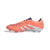 adidas Predator Pro Gazon Naturel Chaussures de Foot (FG) Orange Blanc Bleu