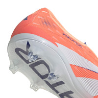 adidas Predator Pro Gazon Naturel Chaussures de Foot (FG) Orange Blanc Bleu