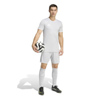 Short de football adidas Entrada 26 gris blanc