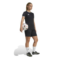 adidas Entrada 26 Voetbalbroekje Dames Zwart Wit