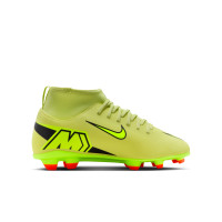 Nike Mercurial Superfly 10 Club Gazon Naturel Gazon Artificiel Chaussures de Foot (MG) Enfants Jaune Jaune Néon Orange