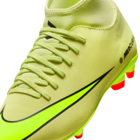 Nike Mercurial Superfly 10 Club Gazon Naturel Gazon Artificiel Chaussures de Foot (MG) Enfants Jaune Jaune Néon Orange