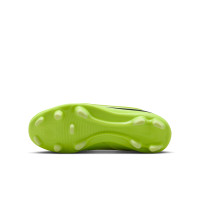 Nike Phantom 6 Low Club Gras / Kunstgras Voetbalschoenen (MG) Kids Geel Oranje Zwart