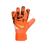 Nike Match Gants de Gardien de But Orange Noir Néon Jaune
