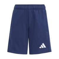 Pantalon d'entraînement adidas Entrada 26 Sweat pour Enfants, bleu foncé et blanc