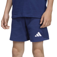 Pantalon d'entraînement adidas Entrada 26 Sweat pour Enfants, bleu foncé et blanc