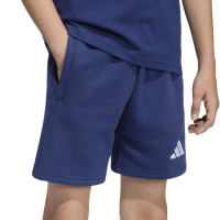 Pantalon d'entraînement adidas Entrada 26 Sweat pour Enfants, bleu foncé et blanc