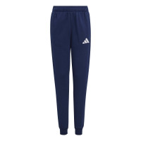 Survêtement Adidas Entrada 26 à fermeture éclair intégrale pour Enfants, bleu foncé et blanc