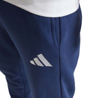Pantalon de survêtement adidas Entrada 26 bleu foncé blanc