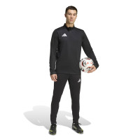 Survêtement adidas Entrada 26 à 1/4 fermeture éclair rouge et noir