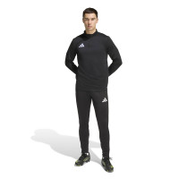 Survêtement adidas Entrada 26 à 1/4 fermeture éclair rouge et noir