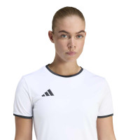 adidas Entrada 26 Voetbalshirt Dames Wit Zwart