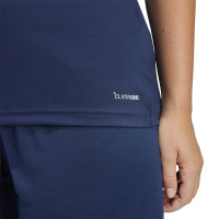 adidas Entrada 26 Voetbalshirt Dames Donkerblauw Wit