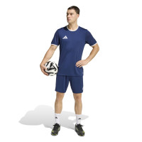 adidas Entrada 26 Voetbalshirt Donkerblauw Wit