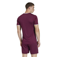 Kit de football adidas Entrada 26 rouge foncé blanc