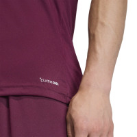 adidas Entrada 26 Voetbalshirt Donkerrood Wit