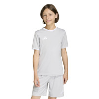 Kit de football adidas Entrada 26 pour Enfants, gris et blanc