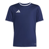 Kit de football adidas Entrada 26 pour Enfants, bleu foncé et blanc