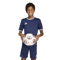 Kit de football adidas Entrada 26 pour Enfants, bleu foncé et blanc