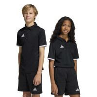 Polo adidas Entrada 26 pour Enfants, noir et blanc