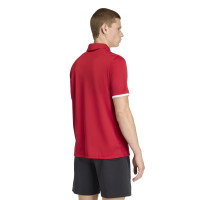 Ensemble d'entraînement adidas Entrada 26 Polo rouge et blanc