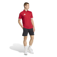 Ensemble d'entraînement adidas Entrada 26 Polo rouge et blanc