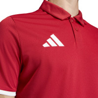 Polo adidas Entrada 26 rouge et blanc