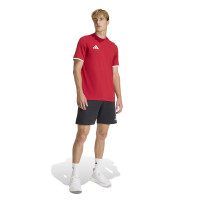 T-shirt décontracté adidas Entrada 26 rouge et blanc